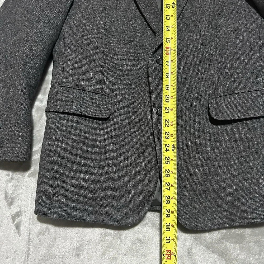 Jos A Bank Classic Tweed Wool Sport Coat Blazer Jacket Mens 40S Gray Old Money